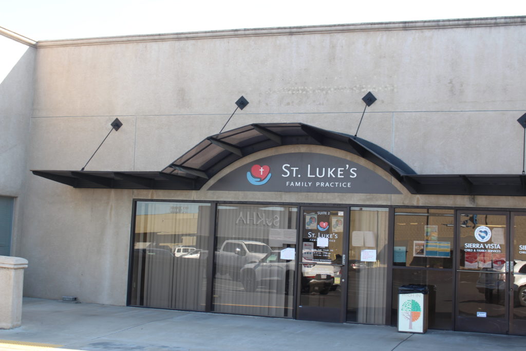 St Luke's entrance